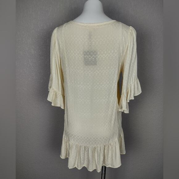Matilda Jane Believe In You Ruffle Sleeve Boho Tunic Top S - Picture 3 of 16